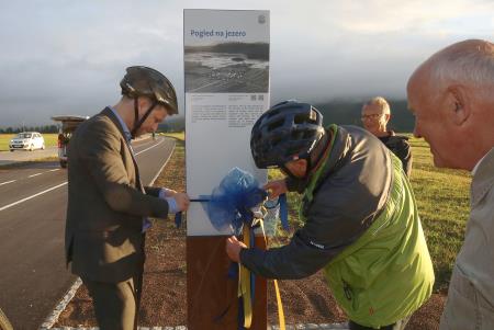 Otvoritev hodnika in kolesarske steze Cerknica  Dolenje Jezero 40 FOTO LJUBO VUKELIČ